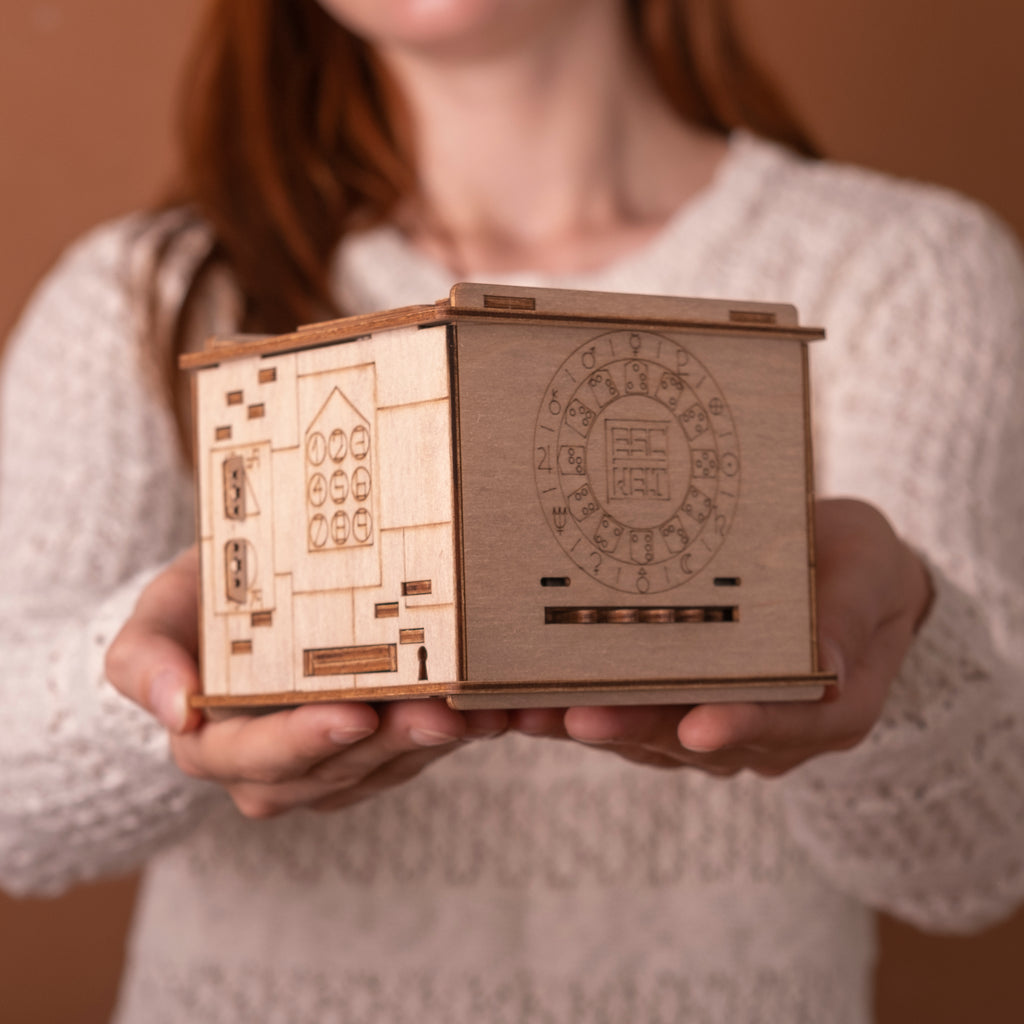 Caja de Escape Space Box – Puzzle de Escape para Todas las Edades | Madera | Dificultad 4/5