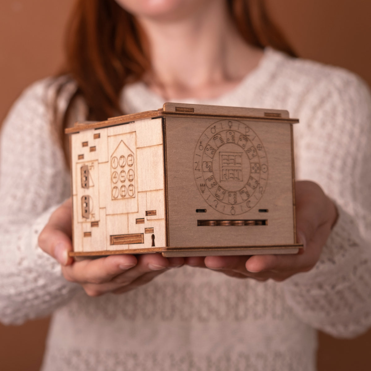 Caja de Escape Space Box – Puzzle de Escape para Todas las Edades | Madera | Dificultad 4/5