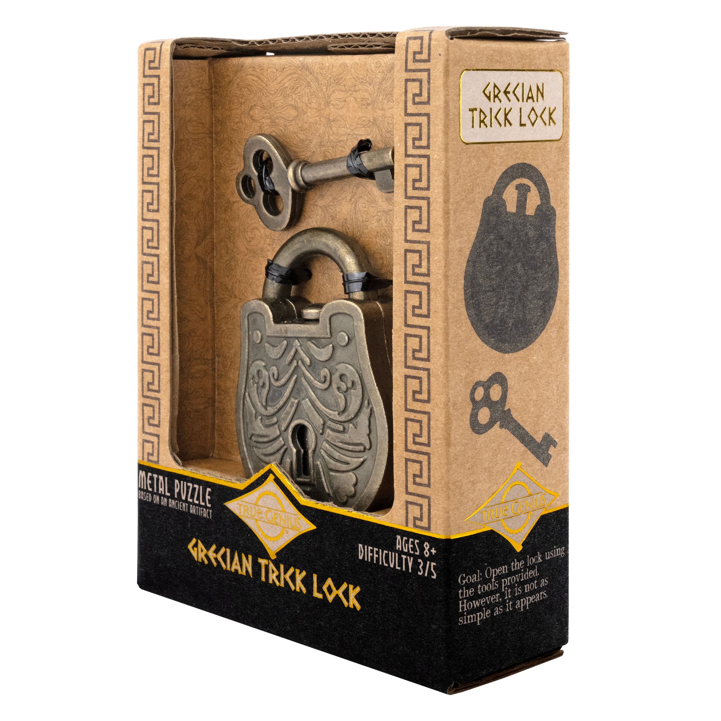 Grecian Trick Lock - Candado con truco - Juego de Ingenio