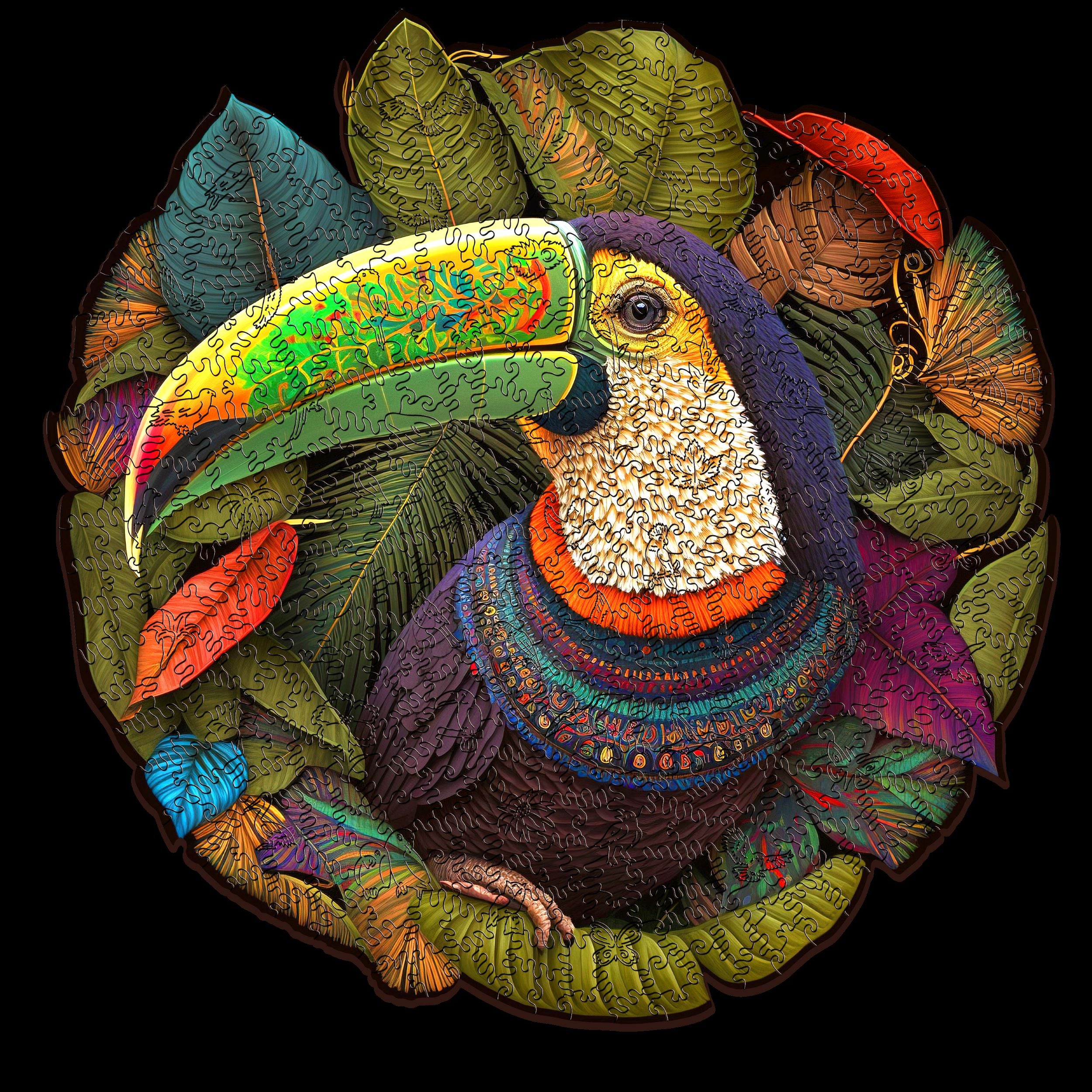 Puzzle arte - Tucán
